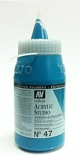 Vallejo 23049 Studio Acrylic Color 500 ml, Van Dyck Brown