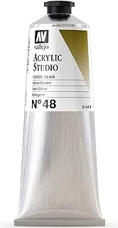 VALLEJO 48 Acrylic Studio 125 ML. Olive Green