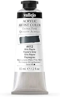 Vallejo Acrylic Artist Color 60 ml, No. 412 Payne's Grey