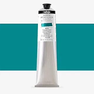 Vallejo 17604 Acrylic Artist Paint Tube 200 ml, Cobalt Turquoise