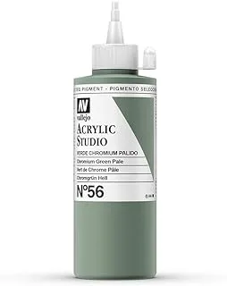 VALLEJO 56 Acrylic Studio 200 ML. Chromium Green Pale