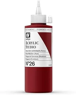 Vallejo 22026 Acrylic Studio Paint 200 ml, Rose Madder