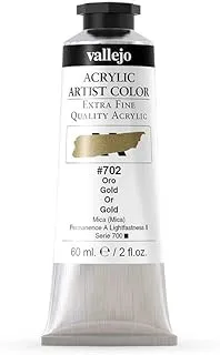 Vallejo 16702 Acrylic Artist Paint Tube 60 ml, Gold