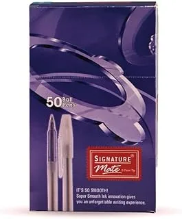 Signature Mate SSI Ball Point Pen، 0.77 mm رأس 0.77 مم ، أسود