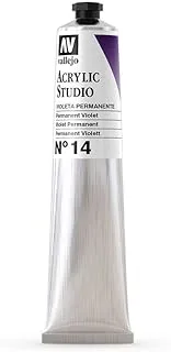 VALLEJO 14 Acrylic Studio 58ML. Permanent Violet