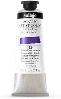 Vallejo Acrylic Artist Color 60 ml, No. 616 Fluorescent Yellow