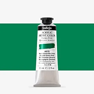 Vallejo Acrylic Artist Color 60 ml, No. 415 Emerald Green (Hue)