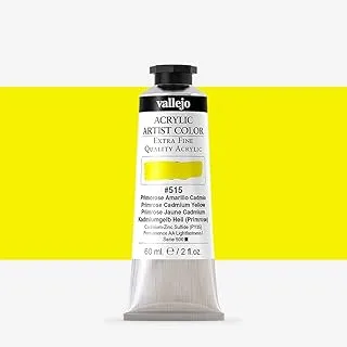 Vallejo Acrylic Artist Color 60 ml, No. 515 Primrose Cadmium Yellow