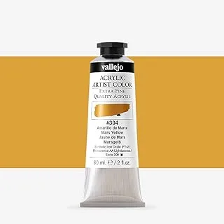 VALLEJO 16304 ACRYLIC ARTIST: 60 ML. MARS YELLOW