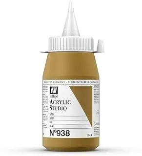 Vallejo 23938 Acrylic Studio Color 500 ml, Gold