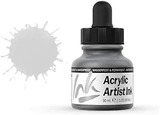 Vallejo 60020 Artist Acrylic Ink 30 ml, Silver