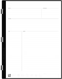 Rocketbook New Rocketbook Pro Meeting Notes Page Pack | Scannable Rocketbook Pro Pages for To Do Lists and Agendas - Write, Scan, Erase, Reuse | 20 Sheets | Letter Size: 7.8 in x 10.5 in