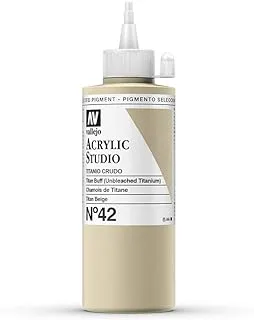 Vallejo 22042 Acrylic Studio Paint 200 ml, Titan Buff