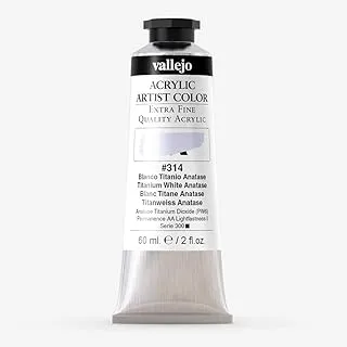 VALLEJO 16314 ACRYLIC ARTIST: 60 ML. TITANIUM WHITE ANATASE