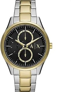 A|X Armani Exchange Armani Exchange AX1865 Dante Analogue Quartz Watch for Men, Gold/Silver