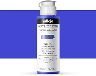 VALLEJO 406 Fluid Acrylic 100ML. Ultramarine Blue