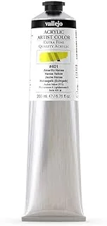 VALLEJO 17401 ACRYLIC ARTIST: 200 ML. HANSA YELLOW