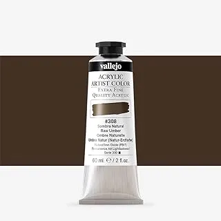 VALLEJO 16308 ACRYLIC ARTIST: 60 ML. RAW UMBER