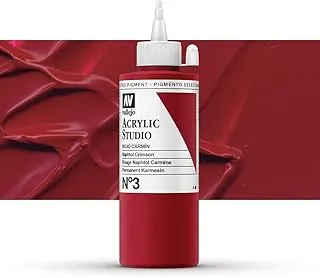 Vallejo 22003 Acrylic Studio Paint 200 ml, Naphtol Crimson