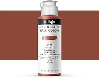 VALLEJO 311 Fluid Acrylic 100ML. Burnt Sienna