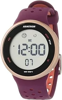 Armitron Sport Unisex Digital Chronograph Silicone Strap Watch, 40/8423