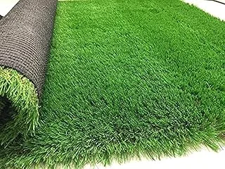 Ecvv Fake Grass Turf Professional Dog Grass Mat | Self Draining Mat | Outdoor Turf Carpet | Polypropylene Artificial Grass | Grass Rugs | Synthetic Rugs for Family and Pets || 46mM-200 * 800 ||