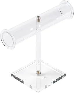 Homesmiths Vanity Acrylic T-Shaped Necklace Display Stand Clear