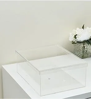 Homesmiths Vanity Customized Product Acrylic Stackable Storage Box Clear