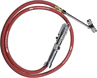 Milton 553 Heavy-Duty Truck Tire Inflator with Pressure Gauge, 5' Hose Dual Lock-on Air Chuck, Made in USA (OSHA Compliant) 10-160 PSI