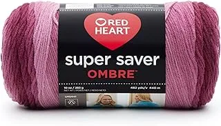 Red Heart C&C Red Heart Super Saver Yarn 10oz Ombre Anemone