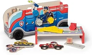 Melissa & Doug PAW Patrol Match & Build Mission Cruiser | Wooden Toy for kids | Build & Assemble Developmental Toy | 3 and Above | Gift for Boys or Girls | FSC-Certified Materials