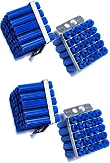 Biella™ Nylon Column Expansion Screw Anchor Plug, Drywall Plugs for Mirrors, Clocks & Shelving on Walls etc, 2