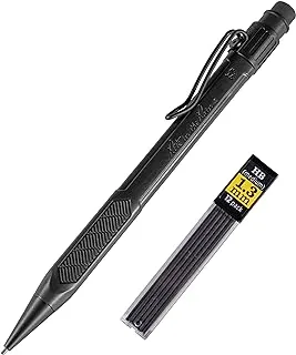 Rite in the Rain Weatherproof Mechanical Pencil، Black Barrel، 1.3mm Dark Lead، 12 عبوات رصاص (رقم BK15)