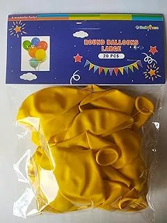 BALOONSA BALLOON 20pc Large matte yellow