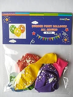 BALOONSA BALLOON 6pc all around printed medium No.4