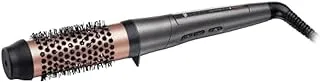 Remington Advanced Heated Styling Brush With Ceramic Coated 38mm Barrel,5 Digital Display Temperature Settings Upto 180°, Fast 30 Sec Heat up Auto Shutoff After 60 Minutes, Worldwide Voltage, CB8338