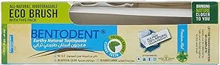 Bentodent Premium Mint Earthy Natural Toothpaste with Bamboo Tooth Brush 100 g