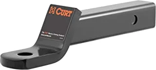 CURT 45040 Class 3 Trailer Hitch Ball Mount, Fits 2-Inch Receiver, 7,500 lbs, 1-Inch Hole, 2-In Drop, 3/4-Inch Rise