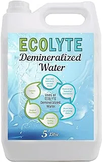 Ecolyte+ Disinfectant ECOLYTE Ultra Pure De-Mineralized Water for Chemicals and Cosmetic Formulations/Medical Equipmentâ€™s/Inverter/Battery(5 Ltr.)