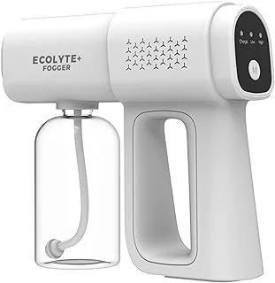 Ecolyte+ Nano Sprayer Handheld Rechargeable Blue Light Atomization Gun 380 ml + Ecolyte Multi-Surface Disinfectant, Pack of 2 bottles of 500ml