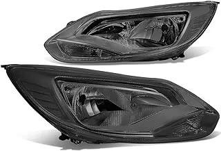 DNA Motoring Smoked clear HL-OH-FF12-SM-CL1 Headlight Assembly (Driver & Passenger Side)