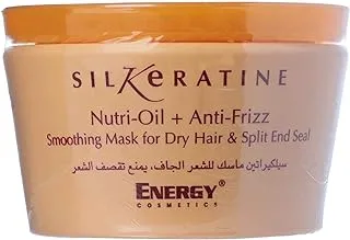 Silkeratine Hair Mask With Nutir Oil + Anti Frizz, Smoothing Mask For Dry Hair & Split Ends, 1000 ml