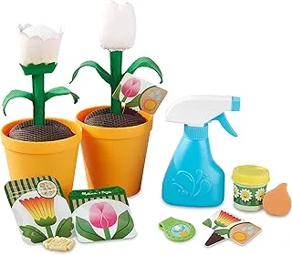 Melissa & Doug Let's Explore Flower Gardening Play Set | Pretend Play Toy | Age 3+ | Gift for Boy or Girl