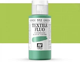 Vallejo 40512 Fluorescent Textile Color 60 ml, Green