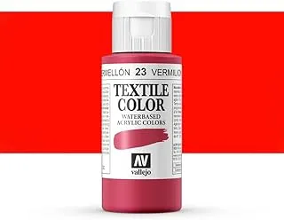 VALLEJO 40023 TEXTILE COLOR 60 ML. VERMILION