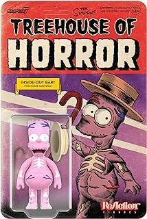 Super7 The Simpsons Treehouse of Horror Inside Out Bart 3.75 في شكل رد الفعل