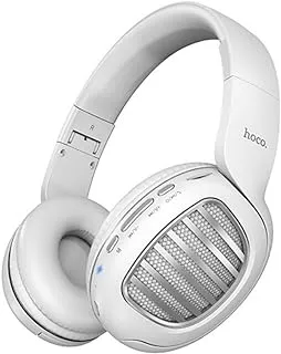 Hoco W23 - Brilliant Sound Bluetooth Headphones, Bluetooth V5.0, Use Time: Up To 8 Hours, Standby Time: Up To 200 Hours, Support TF Card And AUX Mode, Compatible Mobile Phones And Tablets - White