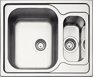 Tramontina Stainless Steel Inset Kitchen sink 62x50 cm AISI 304 | Thickness 0,7 mm | Satin finishing | Hole Ø 3