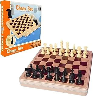 FITTO Custom Luxury Chess Pieces and Metal Box with Magnetic Chess - High- Quality Set, Large