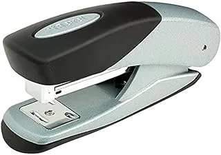 Rexel Matador Half Strip Stapler, 25 Sheet Capacity, Uses 24/6 and 26/6 Staples, Metal Body, Black/Silver, 2100003